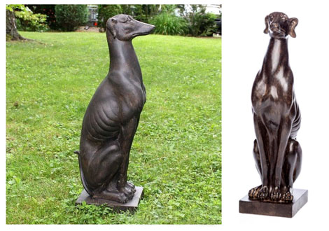 Escultura galgo